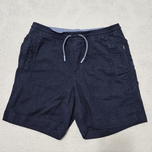 Birddogs Tech Linen Shorts Navy S 7" Inseam Linen Blend - Picture 5 of 13